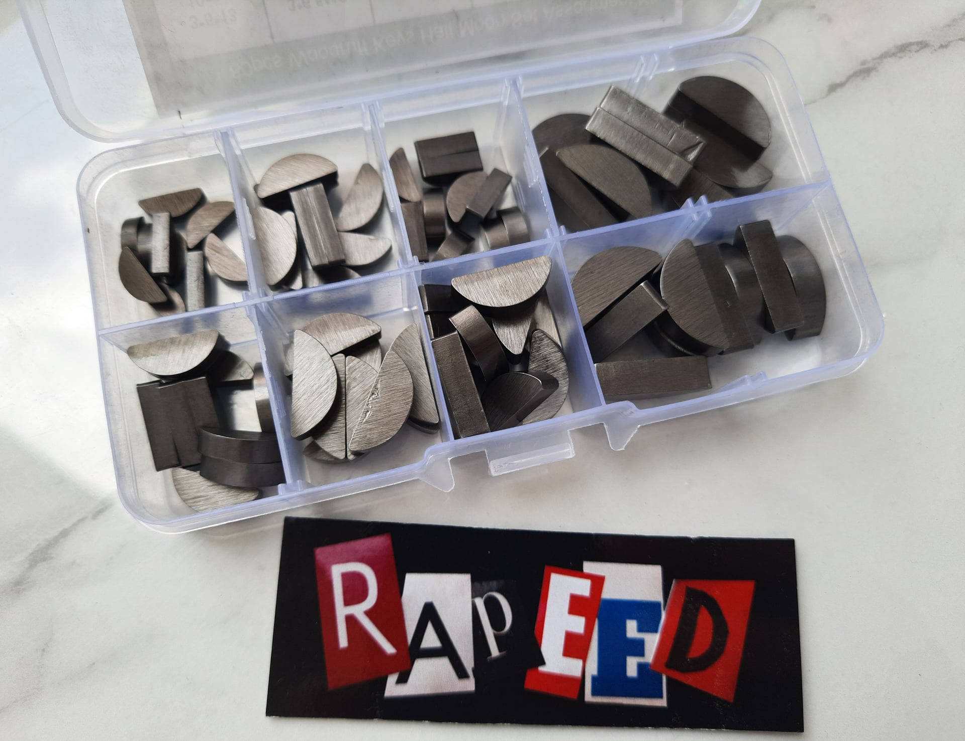 80шт. Набір шпонок сигментних