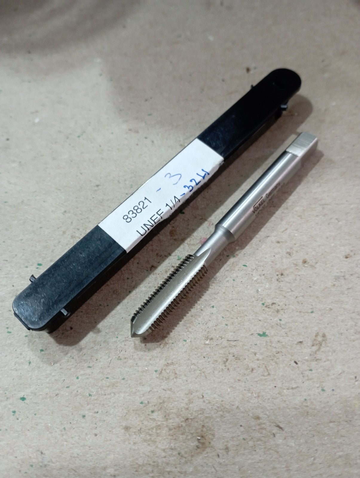 Метчик дюймовый UNЕF 1/4"-32, WOLKEL GERMANY
