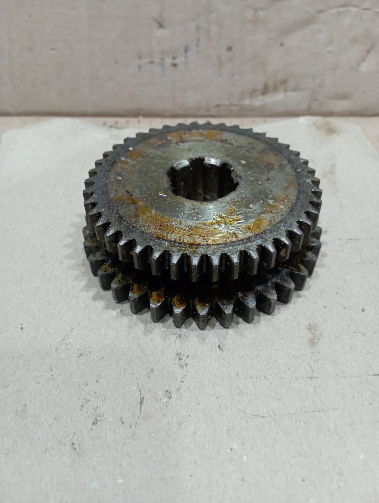 Блокшестерня m2,5 z35 / m2 z42 , шлиц 28/24