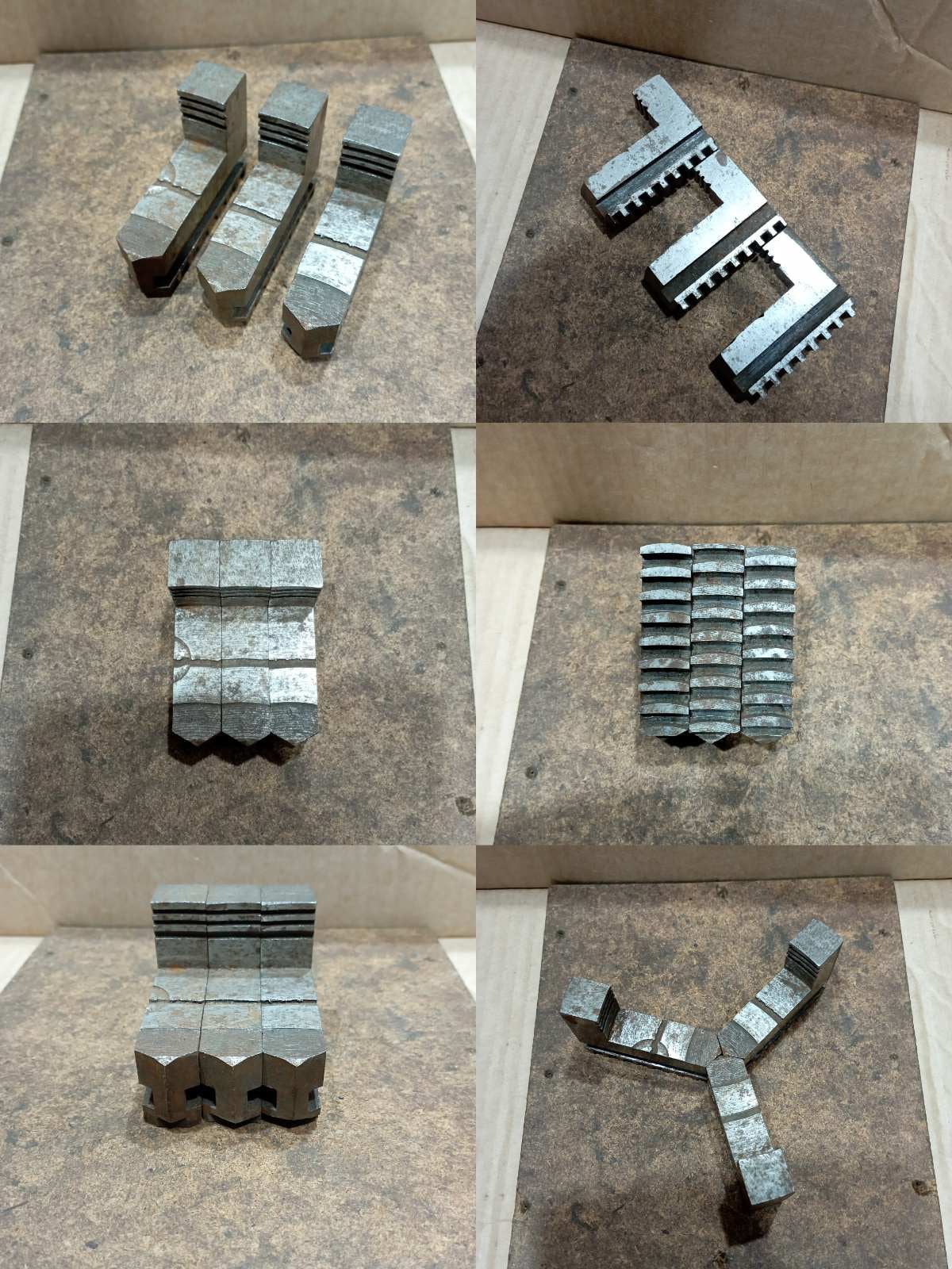 Кулачки обратные на патрон д.160мм 7100-0005 Псков СССР