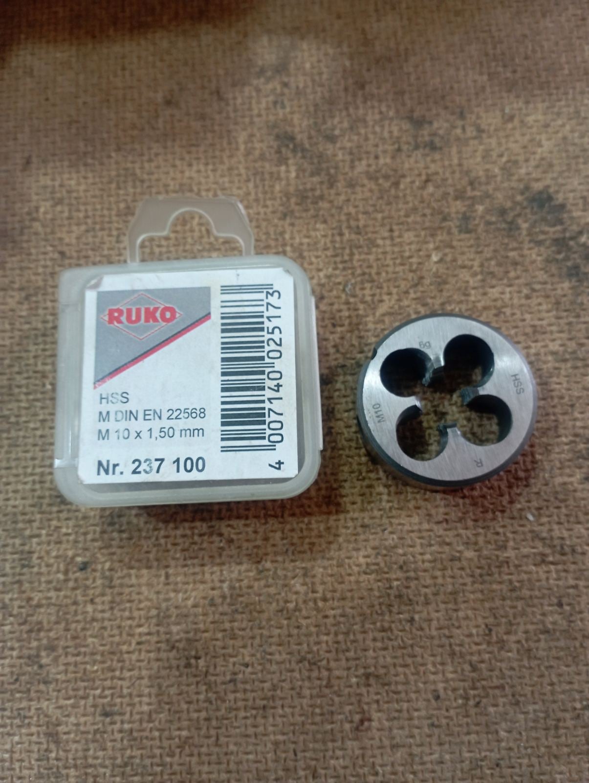 Плашка м10, HSS, Ruko, Germany