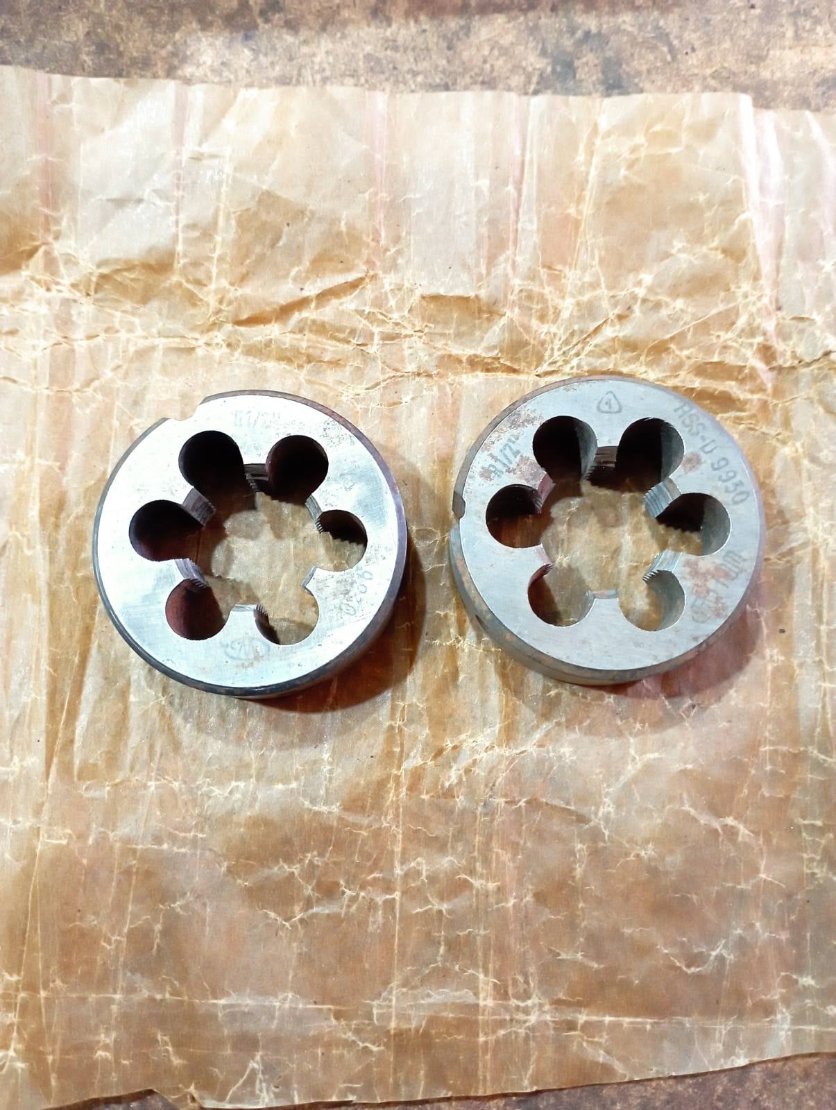 Плашка G (R) 1/2", трубная цилиндрическая, HSS