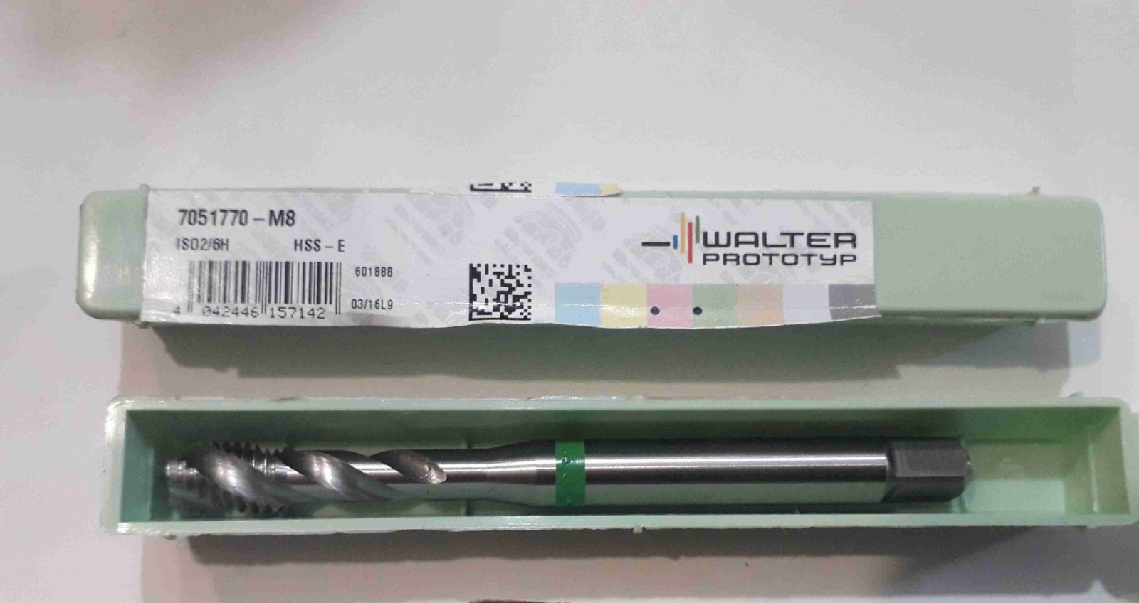 Метчик м8, HSS-Е, WALTER, GERMANY