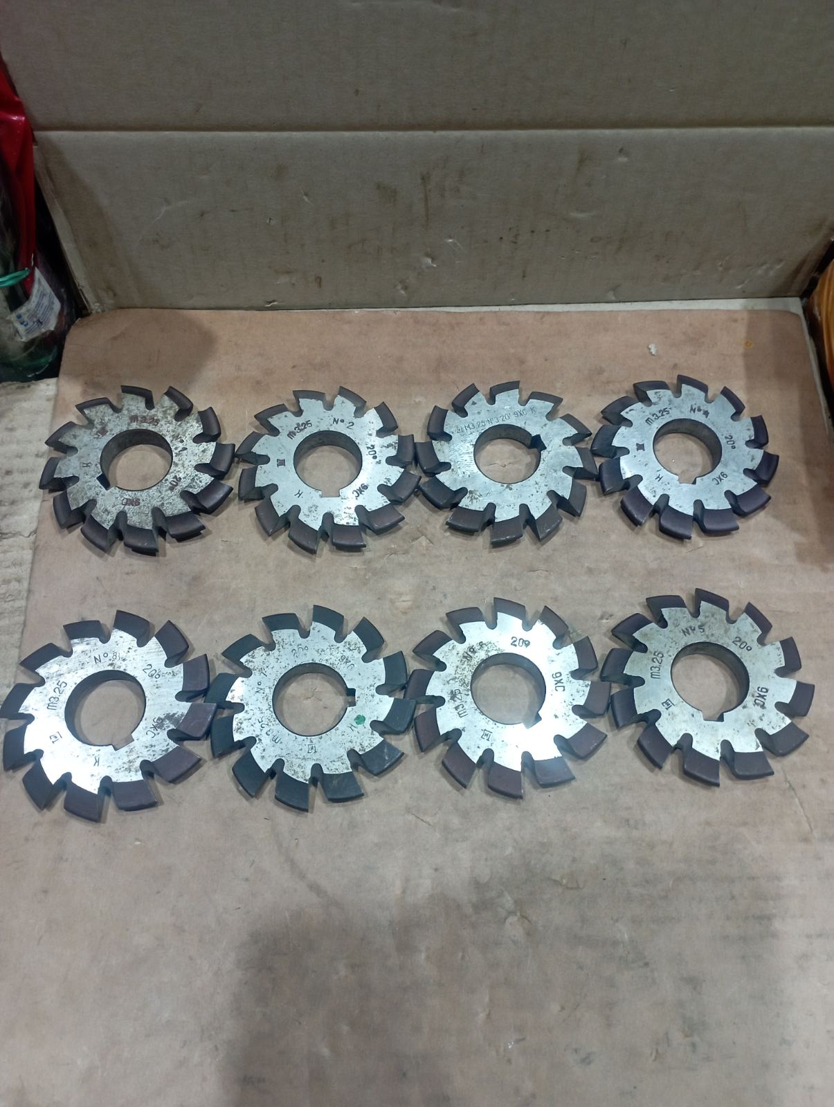 Комплект дисковых модульных фрез m3,25