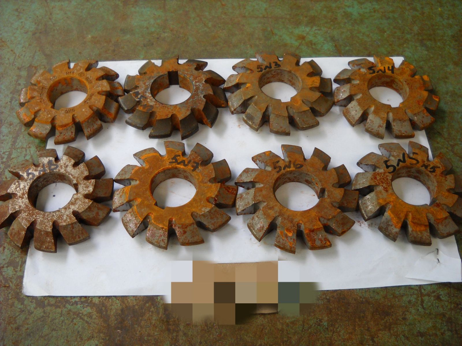 Фреза дисковая модульная m5, 20*, 9ХС, комплект