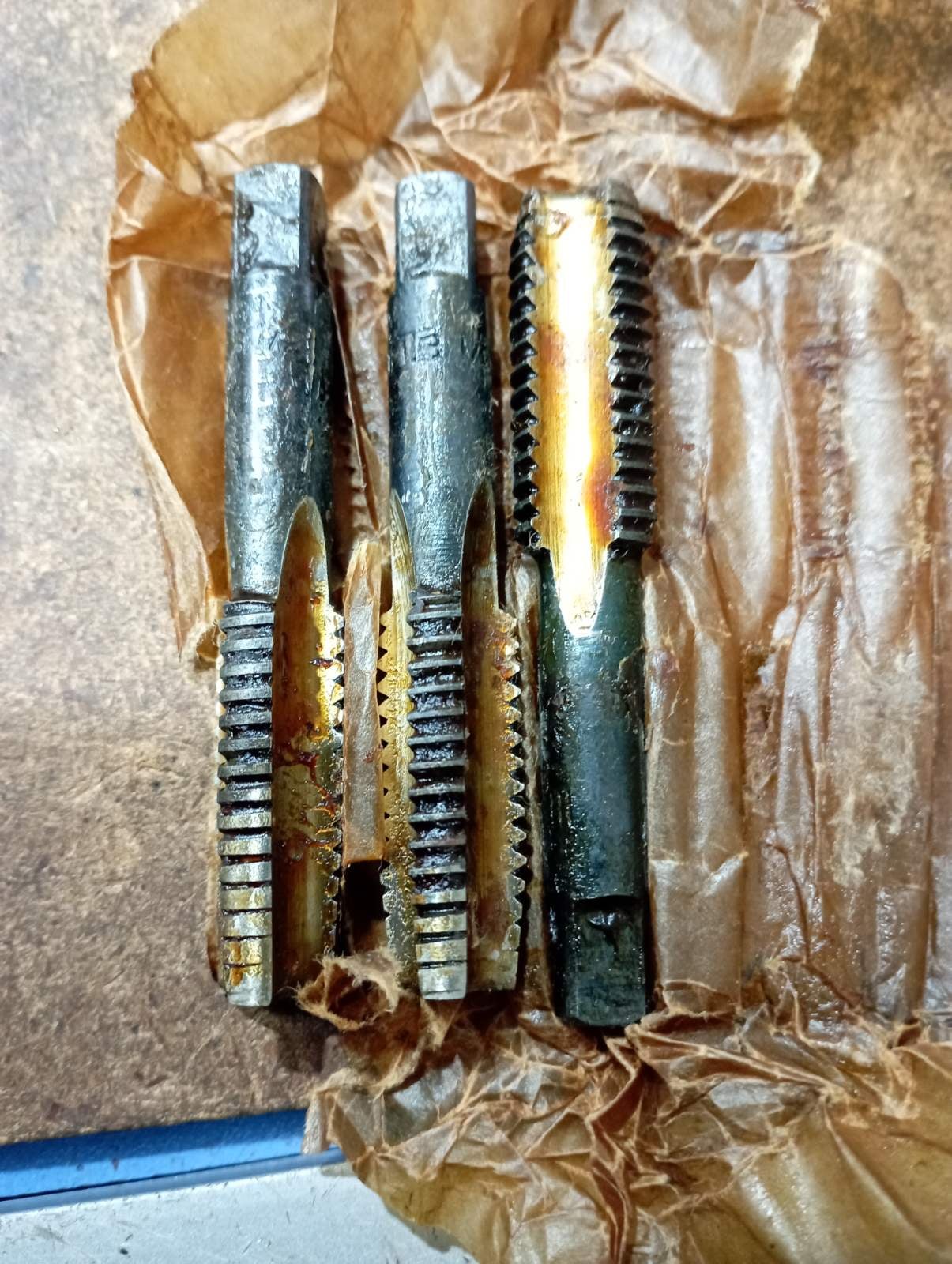Метчик дюймовый UNС 1/2"-13, комплект, СССР