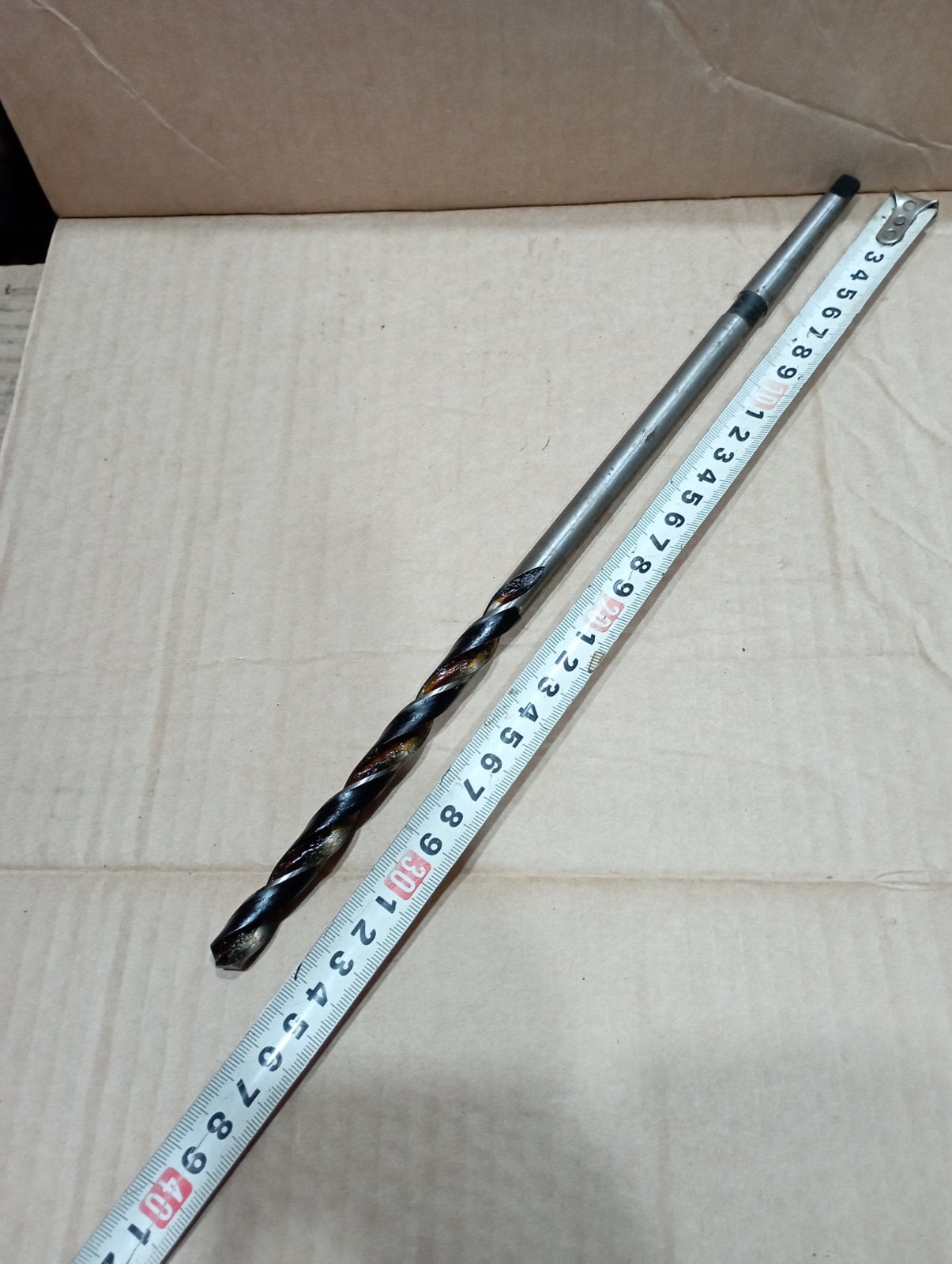 Сверло 12х350/280/150 мм, КМ1, Р6М5, СССР