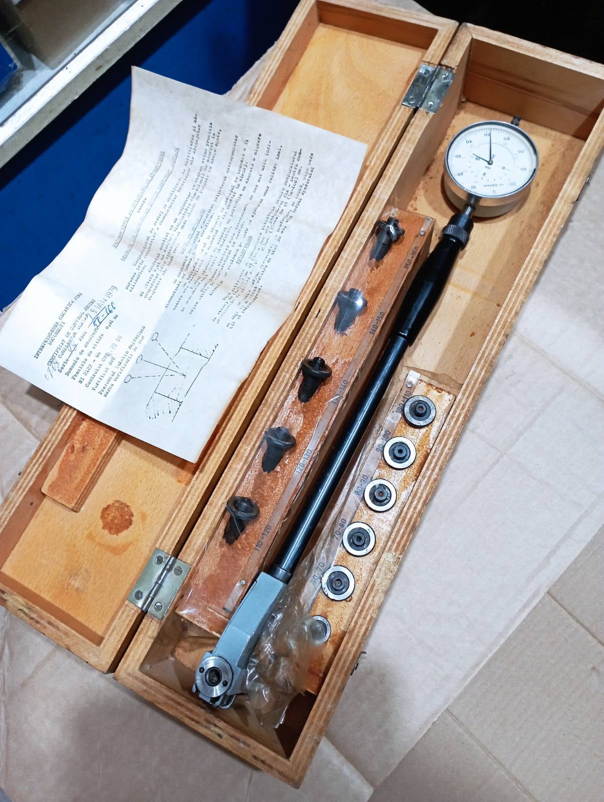 Нутромер 60-160 мм, 0,01, GERMANY