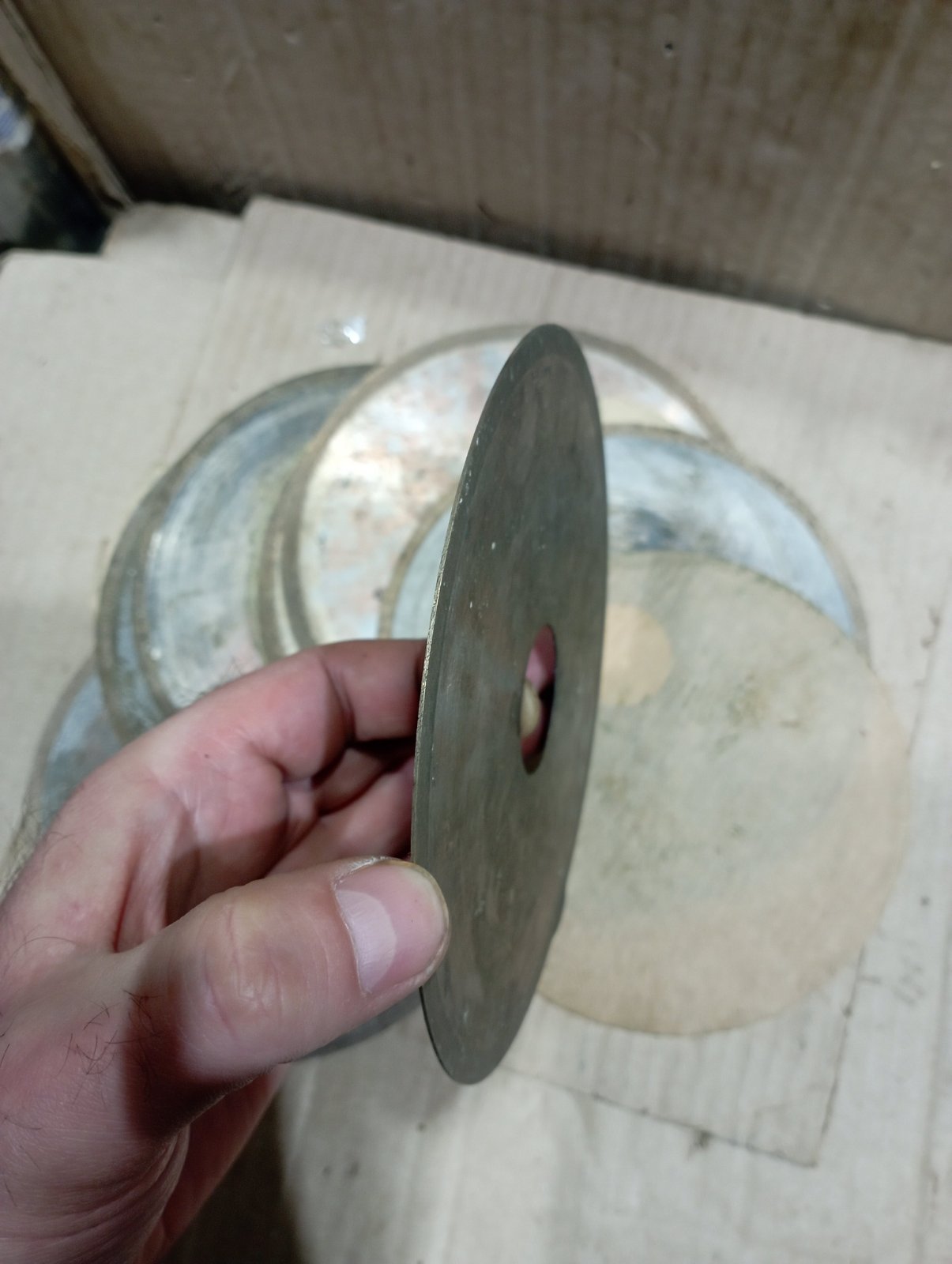 Круг отрезной алмазный ф150х0,5(0,6)х32 мм, зерно 160/125, СССР