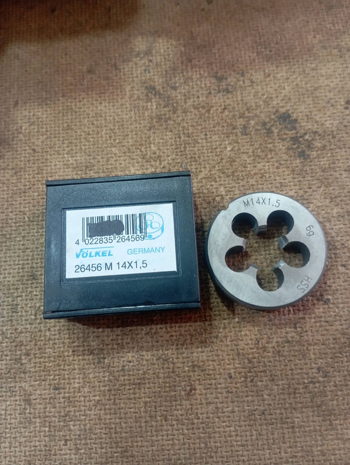 Плашка М14х1,5, HSS, VOLKEL GERMANY