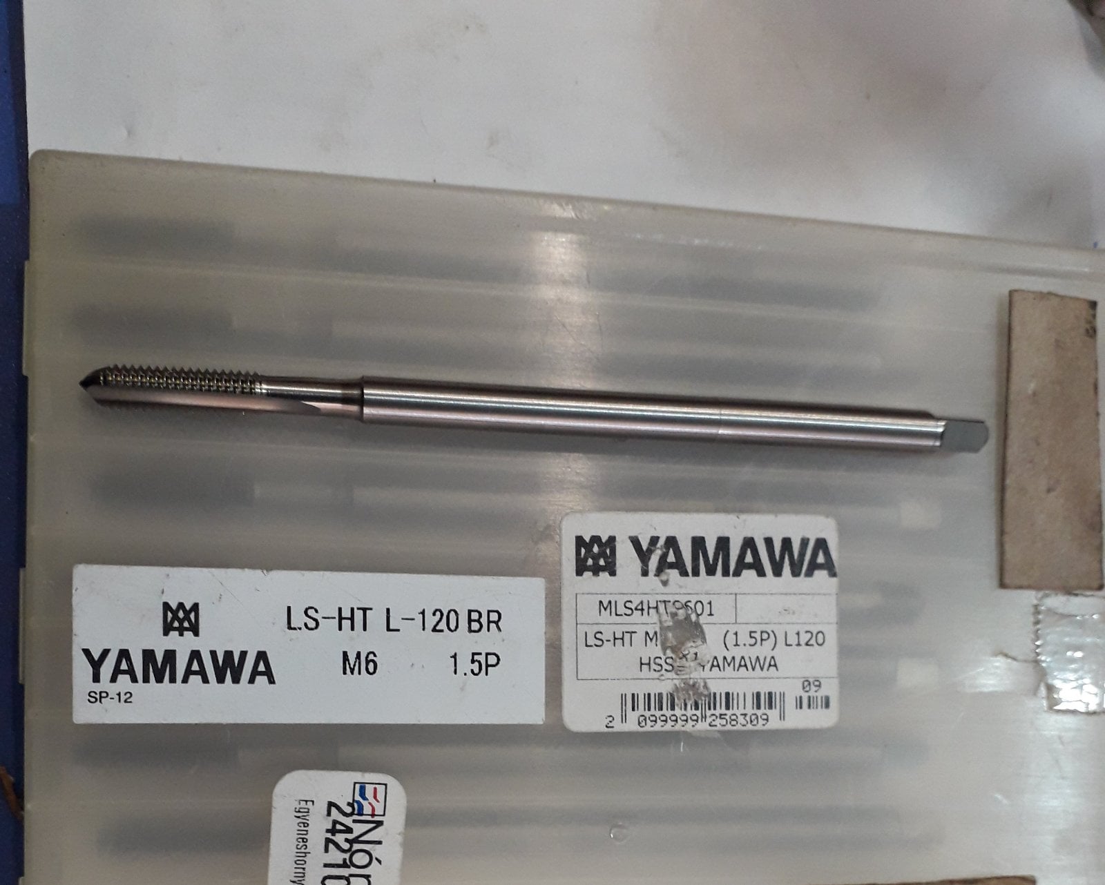 Метчик М6 удлиненный 120 мм, YAMAWA, HSS-E, винтовой