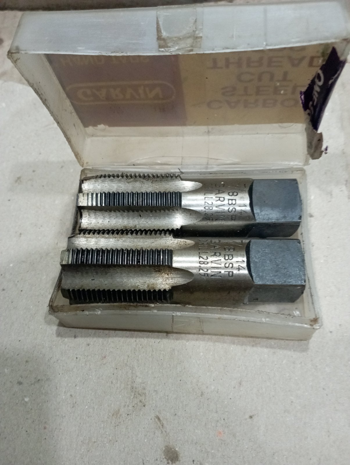 Метчик трубный 7/8"-14, BSP, комплект, GARVIN USA